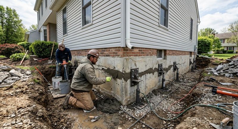 Basement Foundation Repair in Hoke County, NC