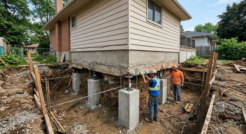 Basement Underpinning in Pinehurst, NC
