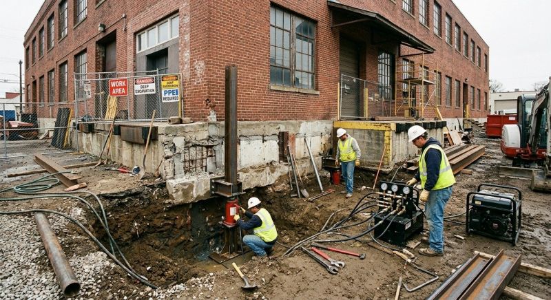 Building Foundation Repair in Aberdeen, NC