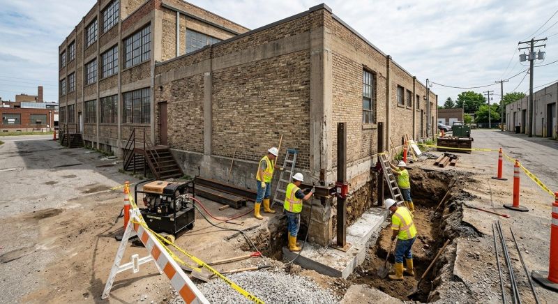 Building Foundation Repair in Biscoe, NC