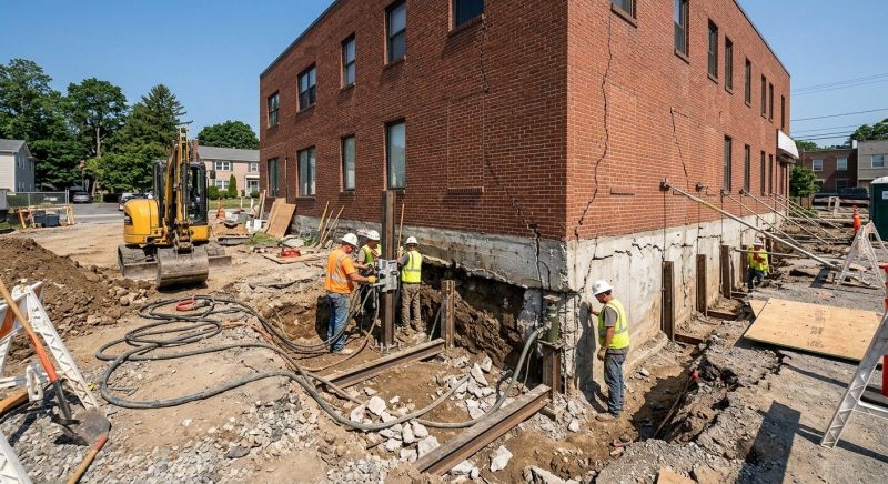 Building Foundation Repair in Vass, NC