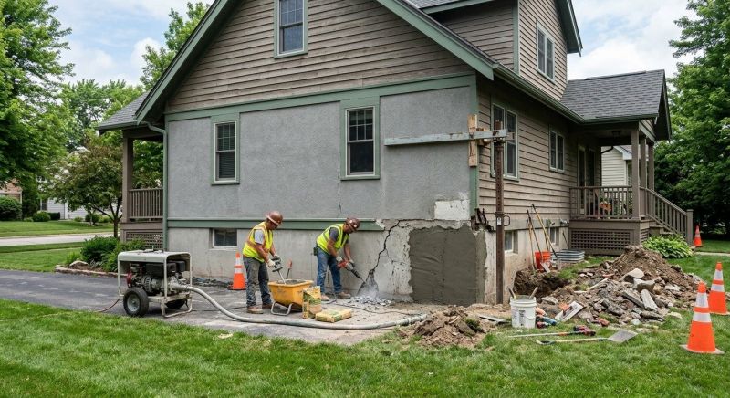 Building Foundation Repair in Vass, NC