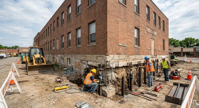 Commercial Foundation Repair in Pinehurst, NC