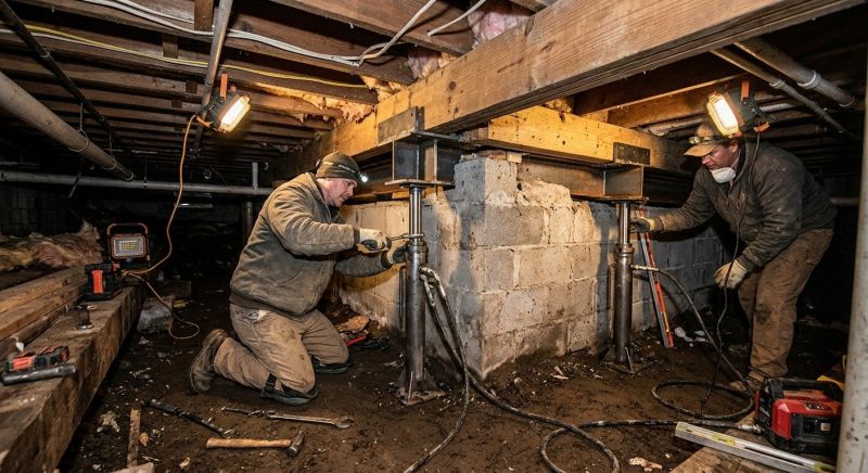 Concrete Foundation Repair in Aberdeen, NC