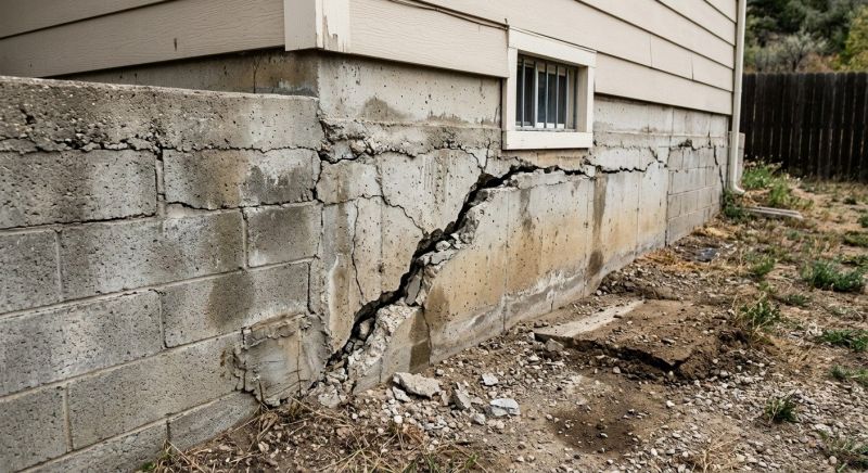 Cracked Foundation Repair in Hoke County, NC