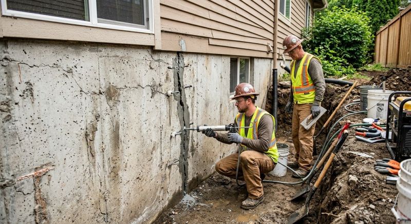 Cracked Foundation Repair in Rockingham, NC