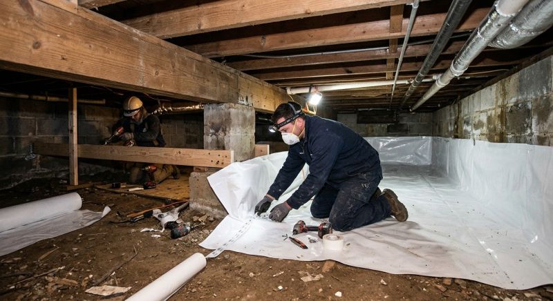 Crawl Space Leveling in Pinehurst, NC