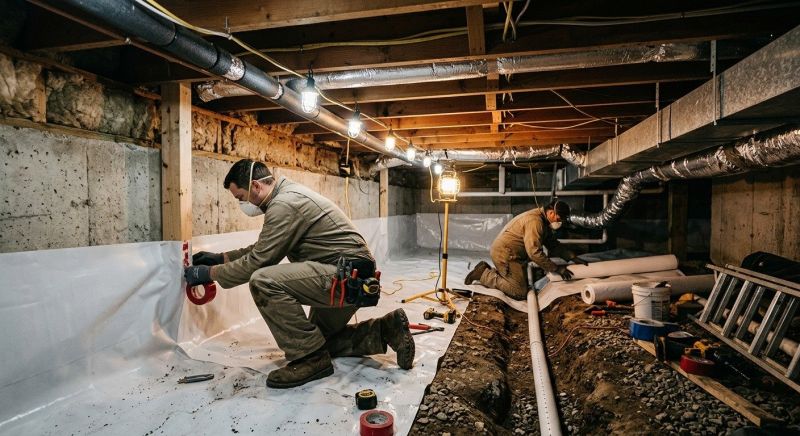 Crawl Space Leveling in Pinehurst, NC