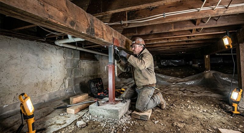 Crawlspace Foundation Repair in Biscoe, NC