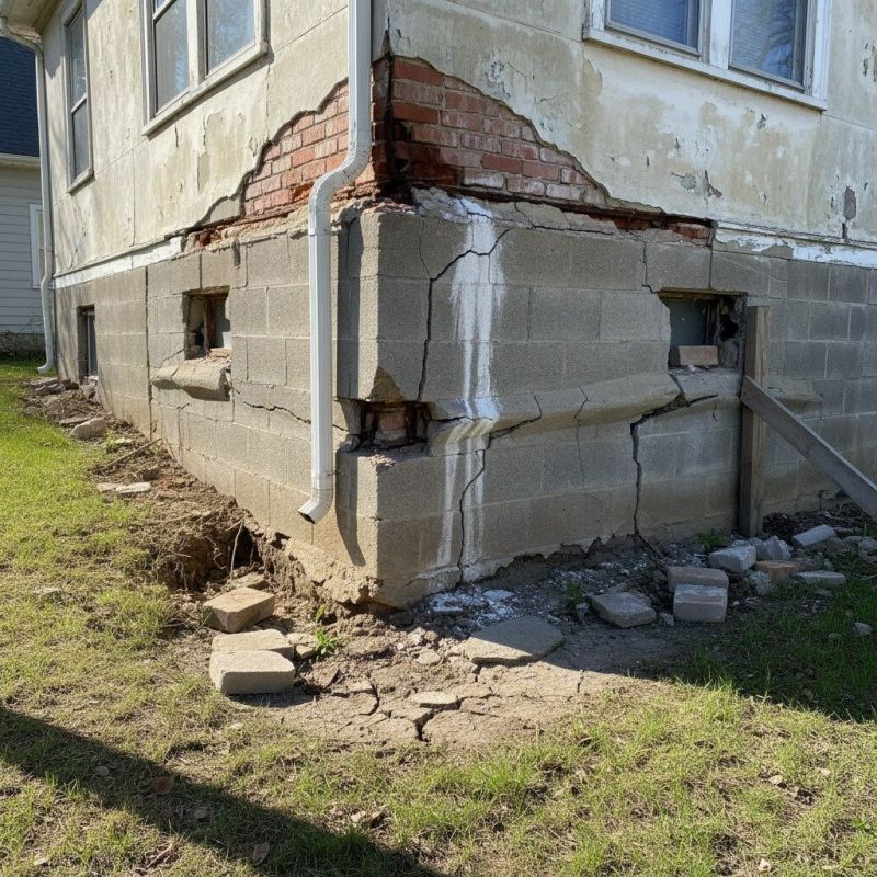 Foundation Crack Repair in Moore County, NC