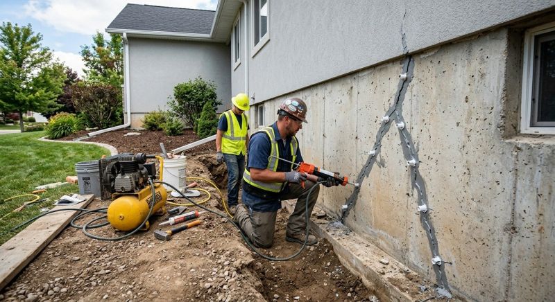 Foundation Crack Repair in Robbins, NC