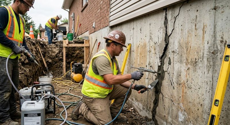 Foundation Cracks Repair in Pinehurst, NC