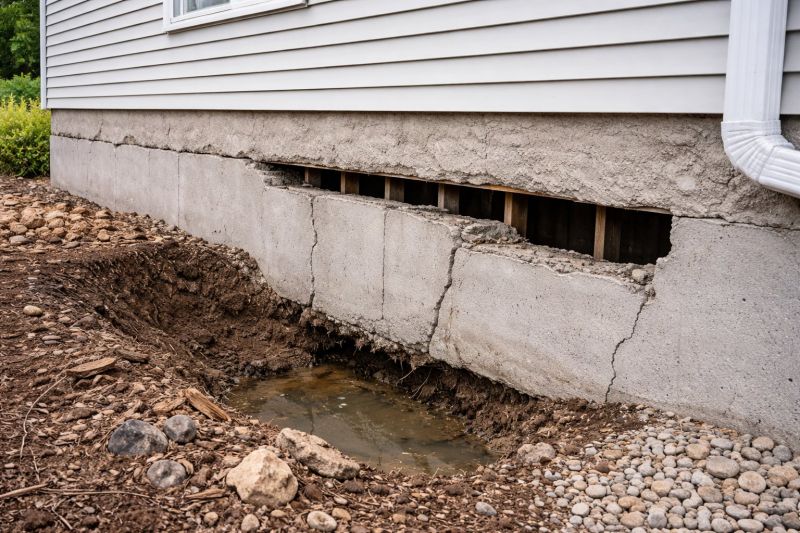 Foundation Damage Repair in Vass, NC