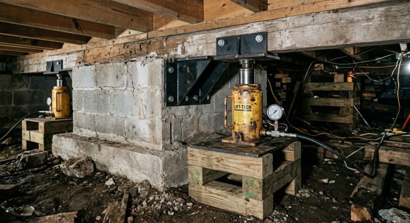Foundation Jacking in Biscoe, NC