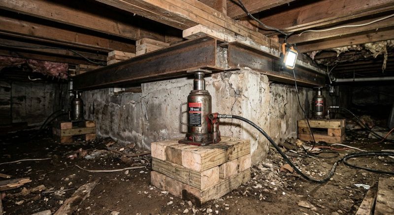 Foundation Jacking in Pinehurst, NC
