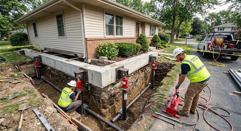 Foundation Jacking in Moore County, NC