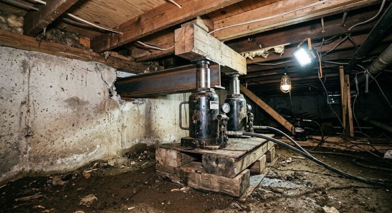 Foundation Jacking in Southern Pines, NC