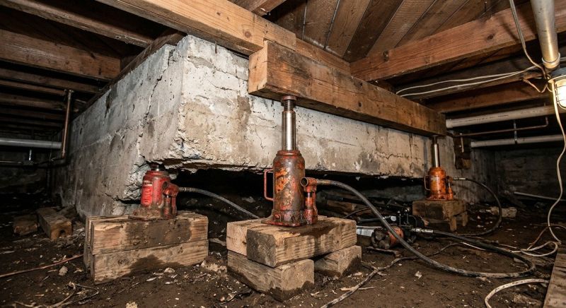 Foundation Jacking in Vass, NC