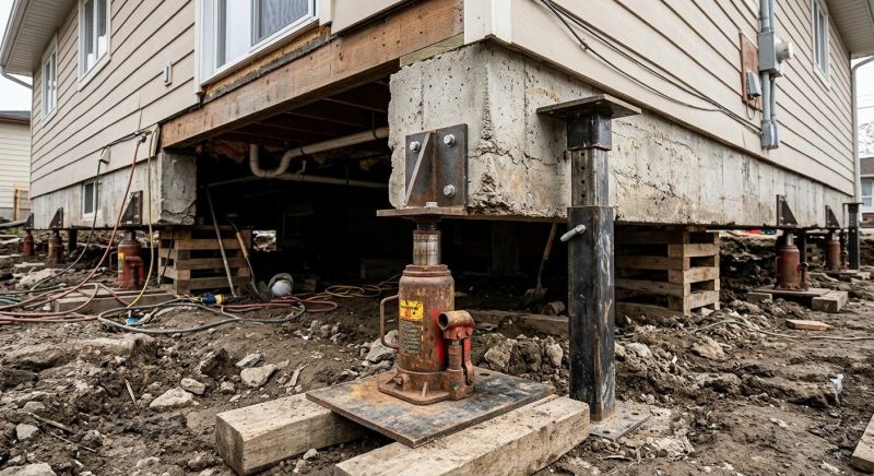 Foundation Lifting in Southern Pines, NC