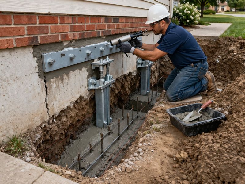 Foundation Pier Repair in Pinehurst, NC