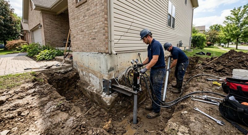 Foundation Settlement Repair in Pinehurst, NC