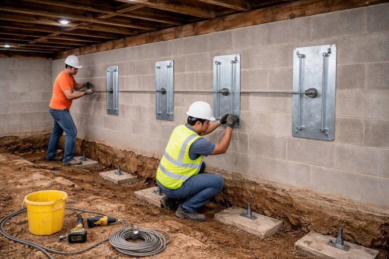 Foundation Stabilizing in Moore County, NC