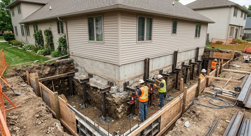 Foundation Underpinning in Pinehurst, NC