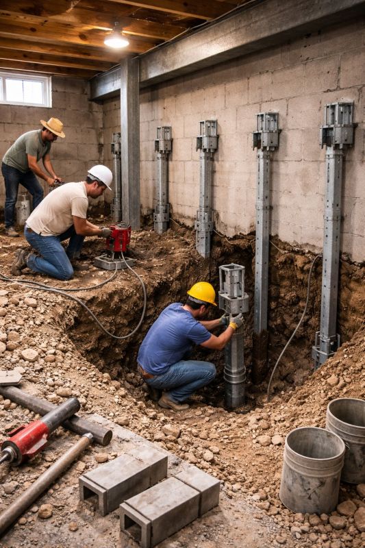 Foundation Underpinning in Pinehurst, NC