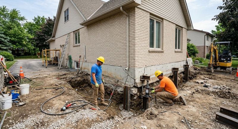 Helical Piers Installation in Pinehurst, NC