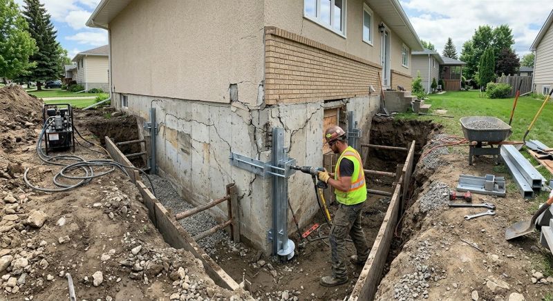House Foundation Repair in Cameron, NC