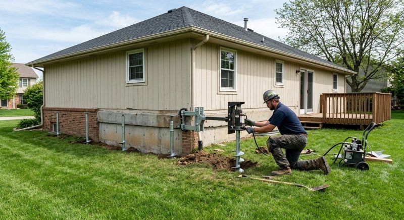 Settling Foundation Service in Southern Pines, NC