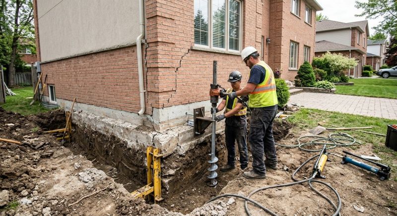 Sinking Foundation Repair in Carthage, NC