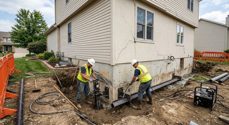 Sinking Foundation Repair in Pinehurst, NC