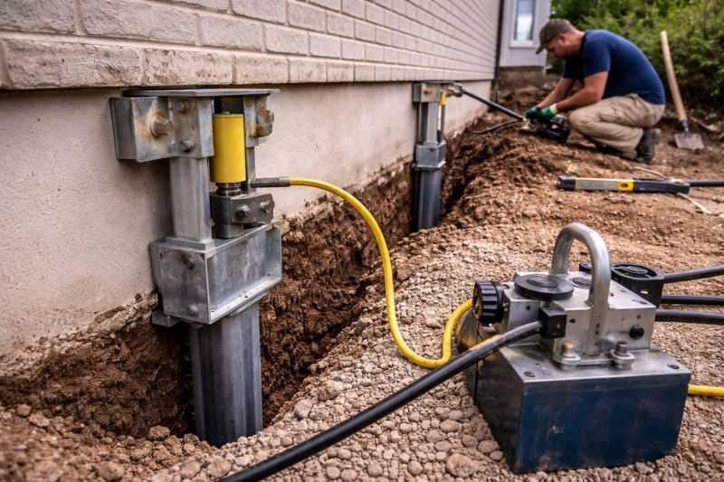 Sinking Foundation Repair in Moore County, NC