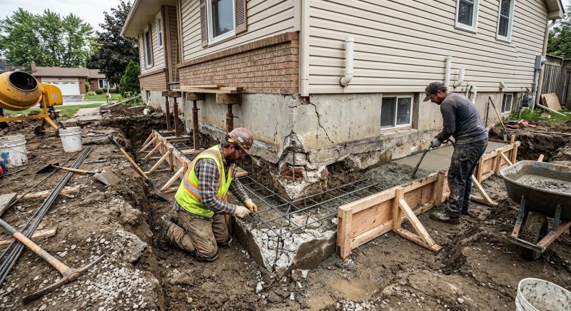 Slab Foundation Repair in Pinehurst, NC