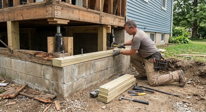 Slab Foundation Repair in Pinehurst, NC