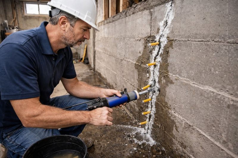 Structural Crack Repair in Pinehurst, NC