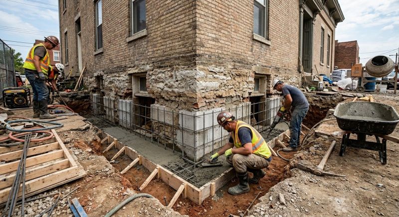 Structural Underpinning in Pinehurst, NC